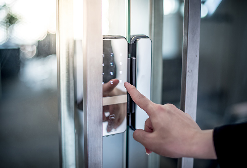 Teclados eletrónicos para portas e portões